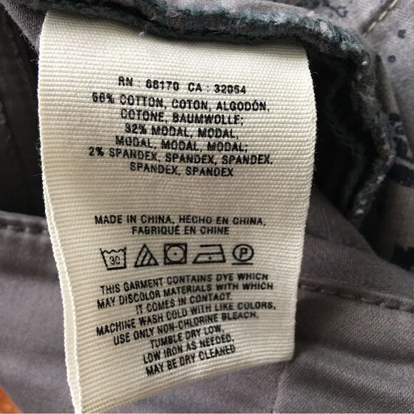 Anthropologie Pilcro and the Letterpress Moto Ankle Zip Gray Pants | Size 27 - Picture 8 of 13